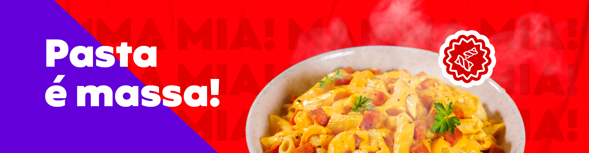 Banner Todeschini - Pasta é massa!