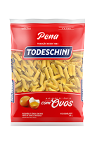 Embalagem Macarrão Todeschini Com Ovos Pena