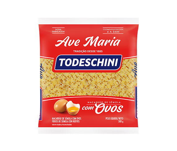 Ilustração do produto Macarrão Todeschini Com Ovos Ave Maria