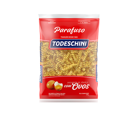 Ilustração do produto Macarrão TODESCHINI com Ovos Parafuso