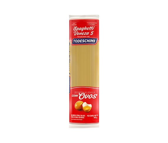 Embalagem Macarrão Todeschini Com Ovos Spaghetti Veneza 5