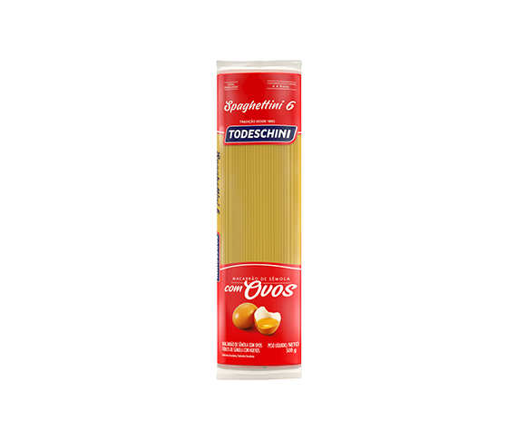 Ilustração do produto Macarrão Todeschini Com Ovos Spaghettini 6