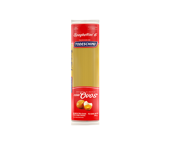 Embalagem Macarrão Todeschini Com Ovos Spaghettini 6