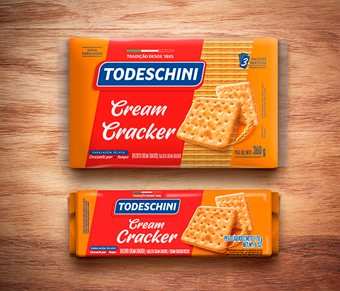 Embalagem Biscoito Todeschini Cream Cracker