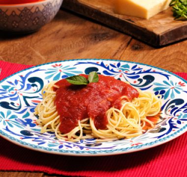 Receita Macarrão ao Sugo