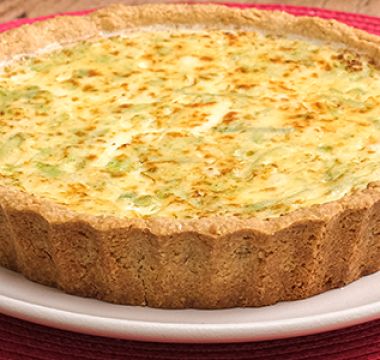 Receita Quiche de Alho-Poró