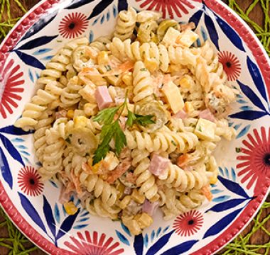 Receita Salada de Macarrão com Legumes