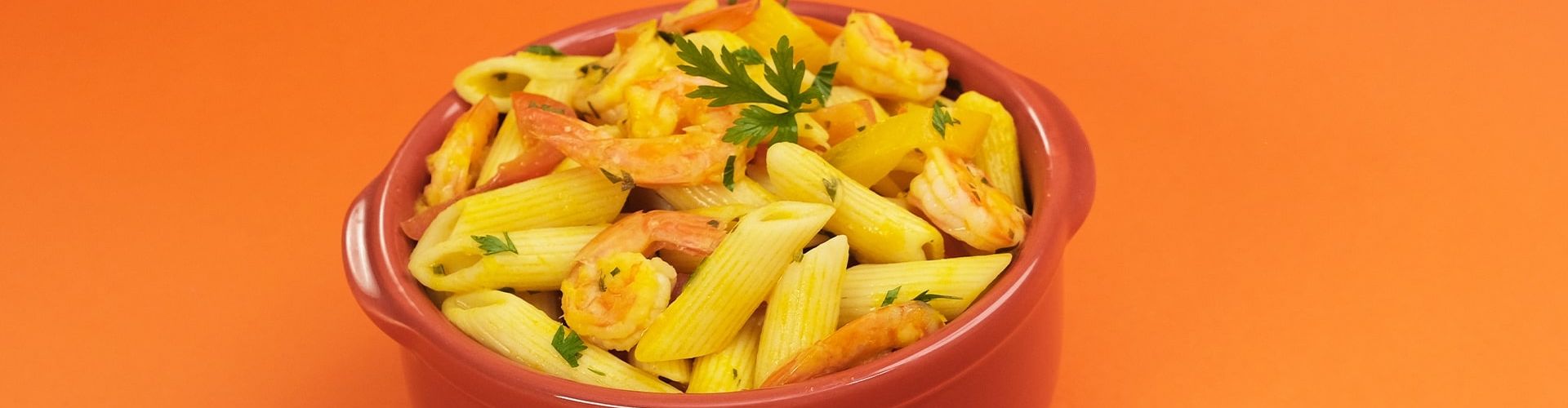 Macarrão ao Molho de Moqueca de Camarão