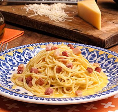 Receita Macarrão à Carbonara