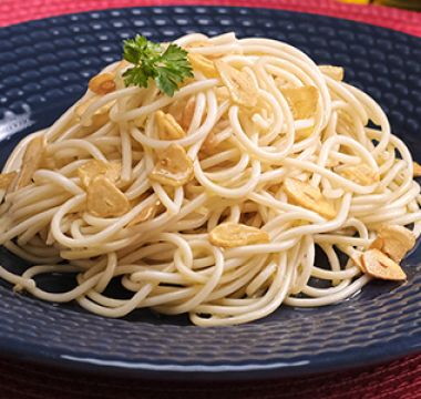 Receita Macarrão ao Alho e Óleo