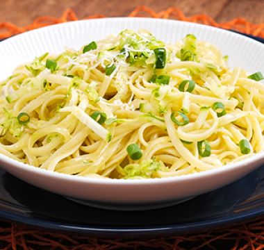 Receita Macarrão com Abobrinha