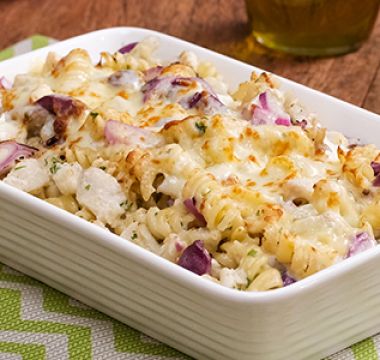 Receita Macarrão com Bacalhau ao Forno