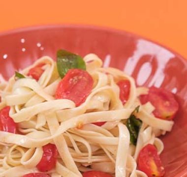 Receita Macarrão Fettuccine