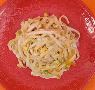 Receita Fettuccine aos 4 Queijos