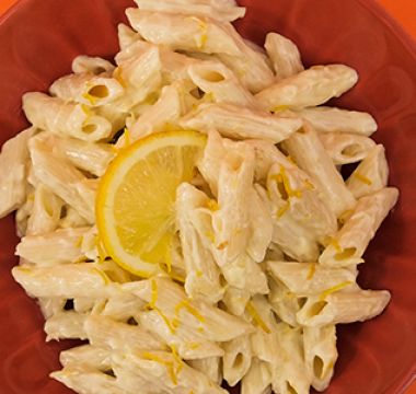 Receita Penne ao limone