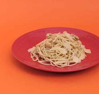 Receita Macarrão com pesto de castanha-de-caju