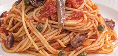Receita Spaghetti alla Puttanesca